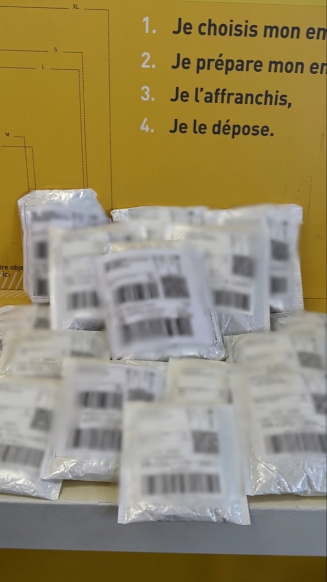 Préparation d'une commande dans l'atelier Spool