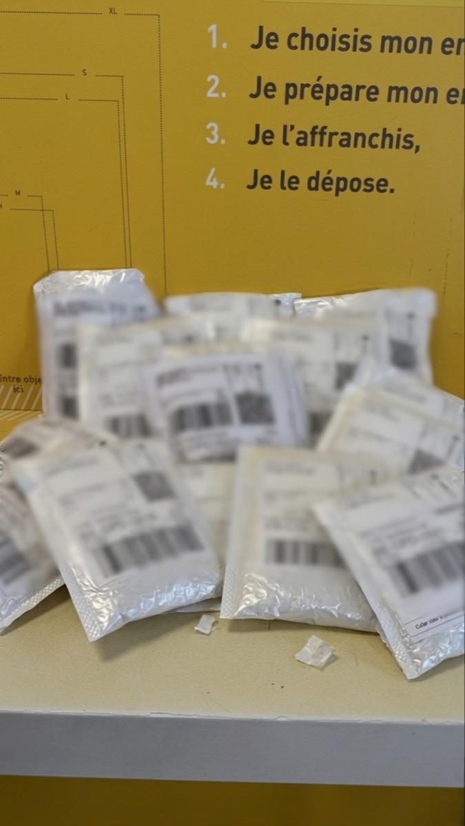 Préparation d'une commande dans l'atelier Spool