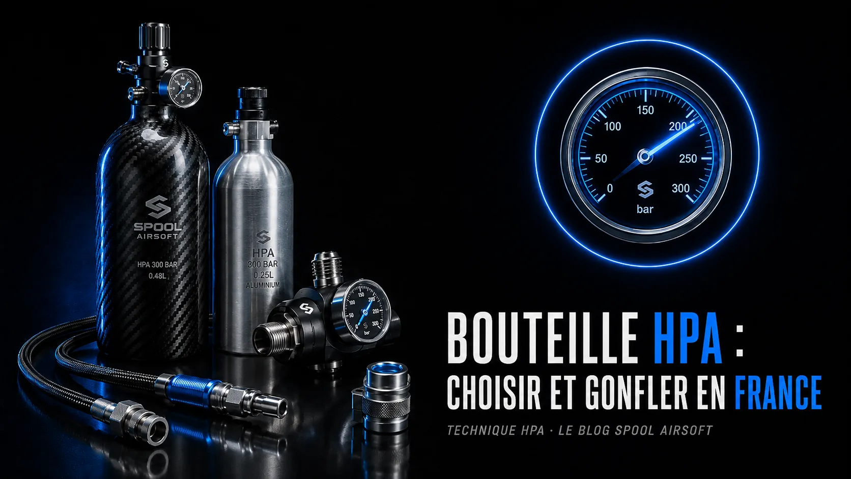 Bouteille HPA : choisir son format et préparer le remplissage